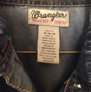 Wrangler denim shit